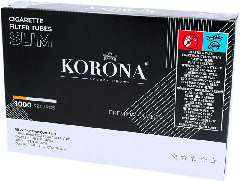 Сигаретные гильзы Korona Slim (1000 шт.)